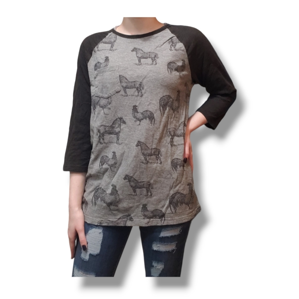 Mossimo Supply Co farm animal shirt